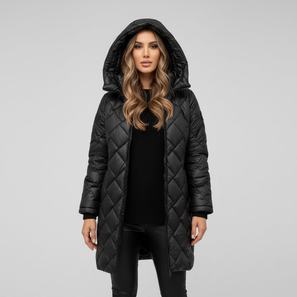 JAZMÍN | Chaqueta elegante acolchada con capucha