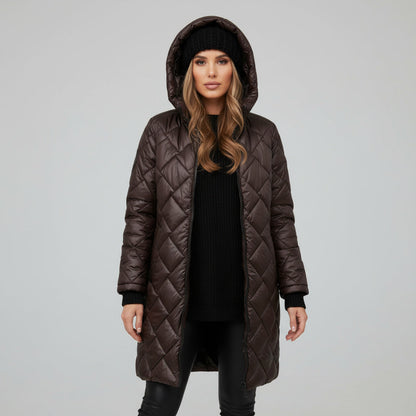 JAZMÍN | Chaqueta elegante acolchada con capucha
