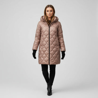 JAZMÍN | Chaqueta elegante acolchada con capucha