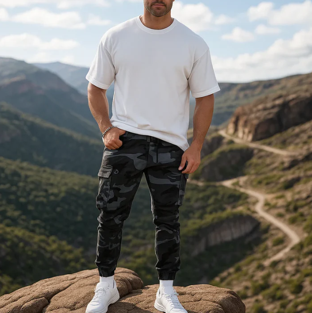 ALEXANDER | Pantalones utilitarios multi-bolsillos para hombre