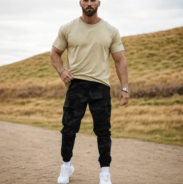 ALEXANDER | Pantalones utilitarios multi-bolsillos para hombre