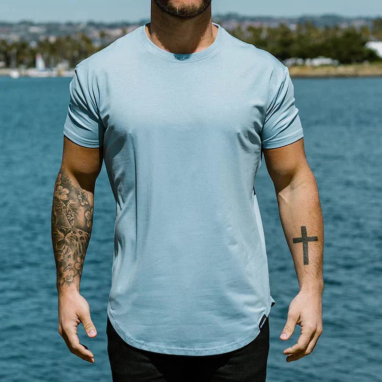 Camiseta Cruz | Informal y Moderna - Azul
