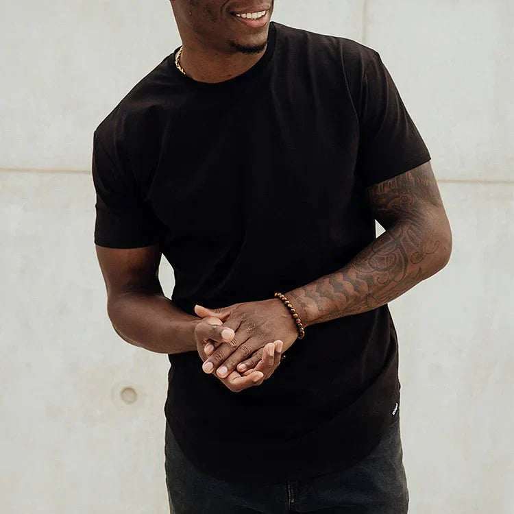 Camiseta Cruz | Informal y Moderna - Negro