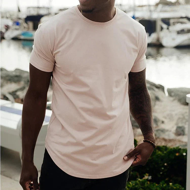 Camiseta Cruz | Informal y Moderna - Rosa