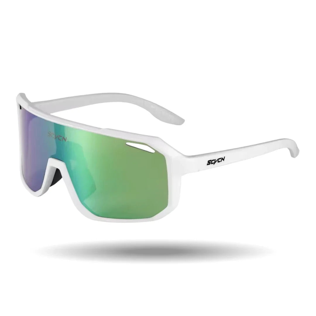 Remy | Gafas de Sol para Ciclismo y Outdoor - Blanco/Verde