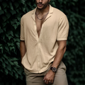 Camisa Milo de Verano | Corte Moderno y Frescor Agradable - Caqui