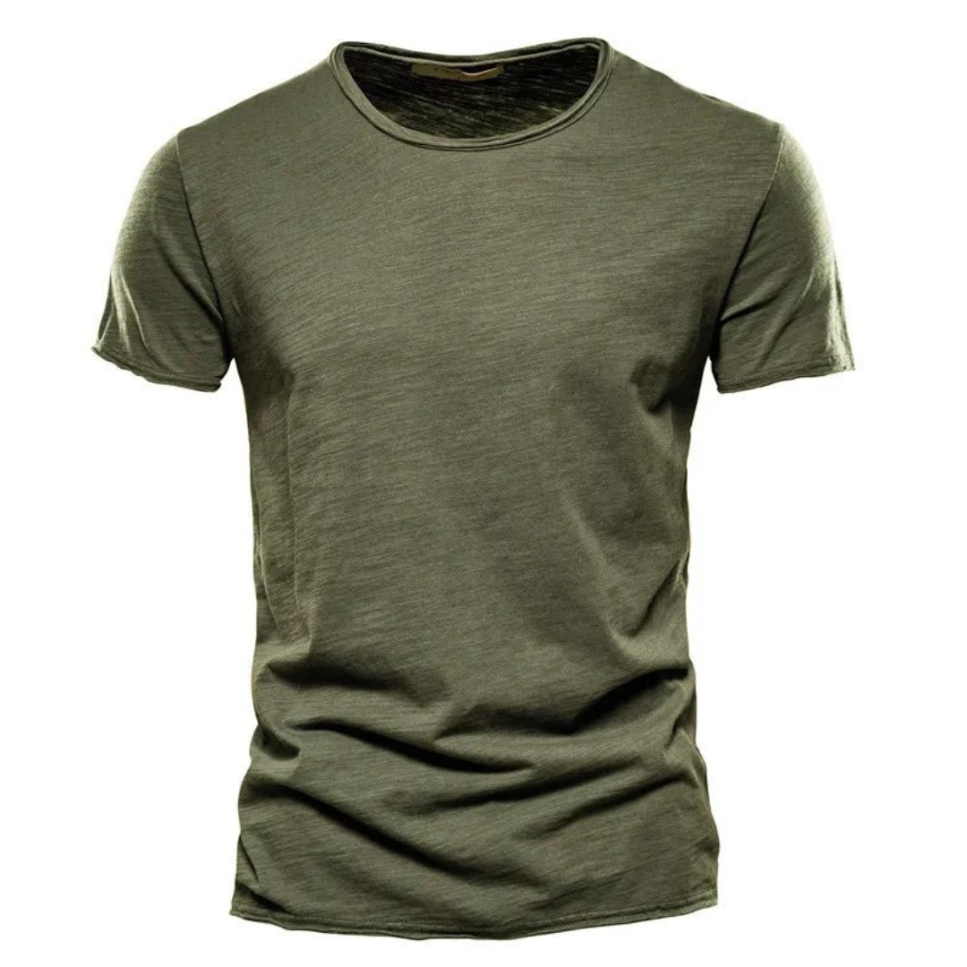 Camiseta Hugo | Básica Clásica y Cómoda para el Día a Día - Verde