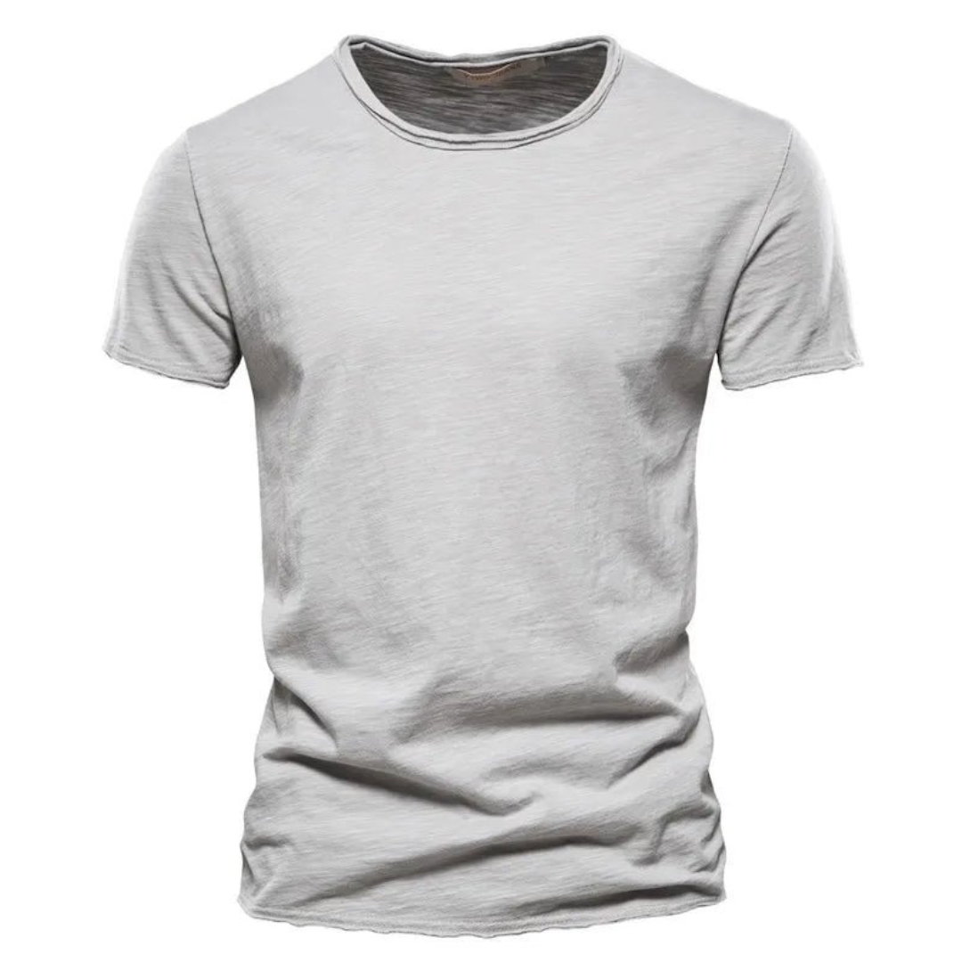 Camiseta Hugo | Básica Clásica y Cómoda para el Día a Día - Gris