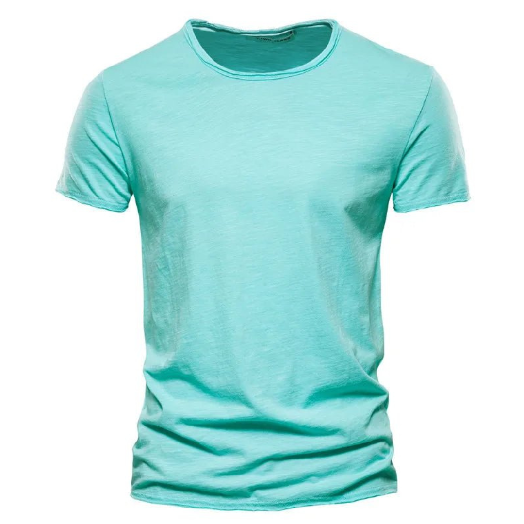 Camiseta Hugo | Básica Clásica y Cómoda para el Día a Día - Verde claro