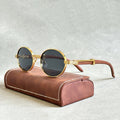 Emerson | Gafas de Sol de Madera con Lentes Degradadas - Negro