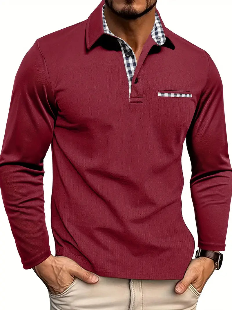 FERRÁN™ | Polo de manga larga para hombre