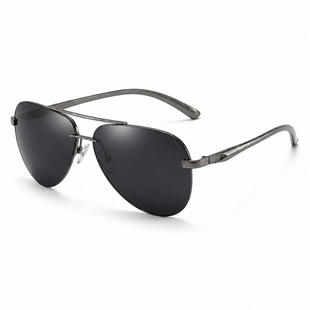Marin | Gafas de Sol Aviador Polarizadas - Negro