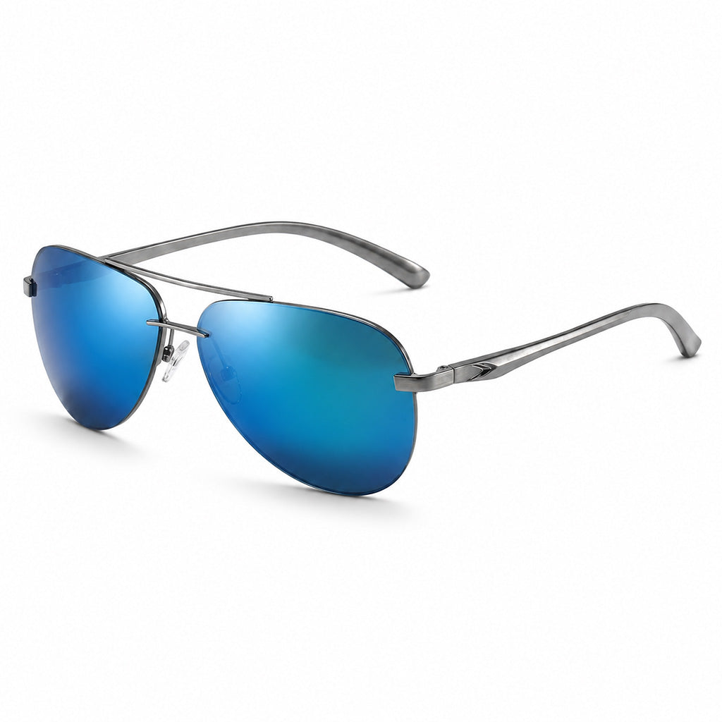 Marin | Gafas de Sol Aviador Polarizadas - Azul Hielo
