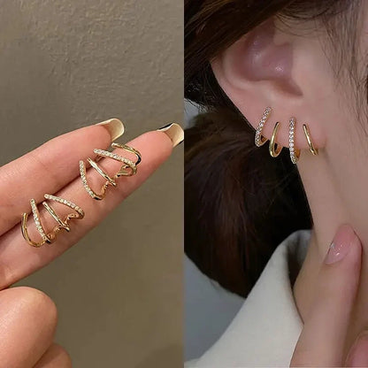 Zara - Pendientes de Espiral Sin Perforación (Ear cuff)