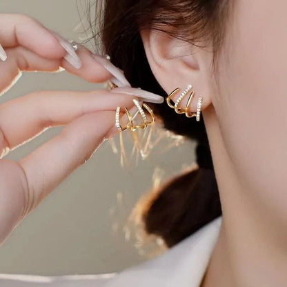 Zara - Pendientes de Espiral Sin Perforación (Ear cuff)