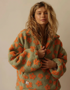 Susana | Polar de flores abrigado