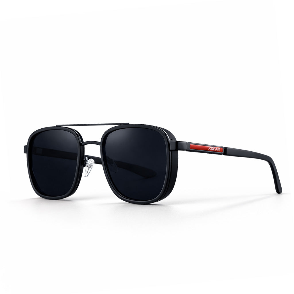 Nico | Gafas de Sol Vintage Polarizadas - Negro
