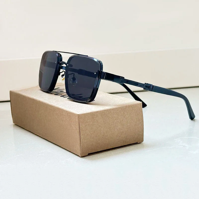 Alessio | Gafas de Sol Retro con Carácter - Negro