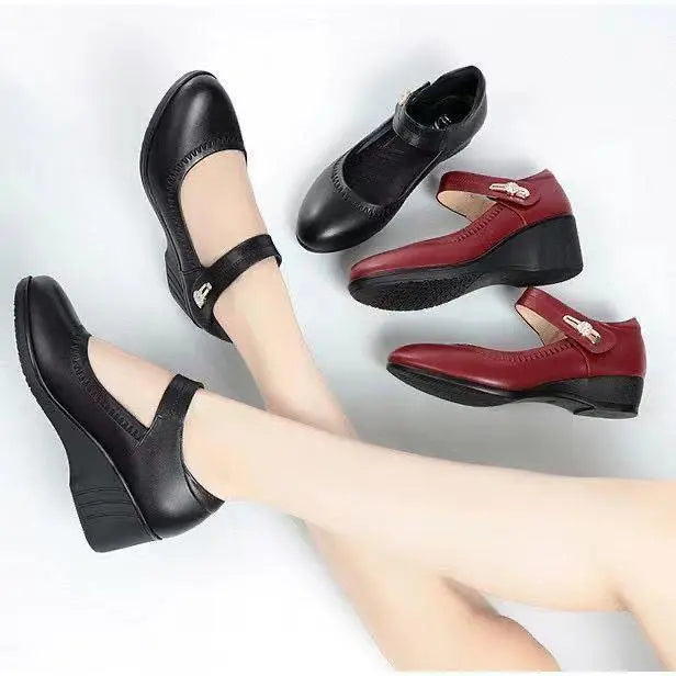 Leonor – Zapatos Elegantes de Tacón Medio y Confort
