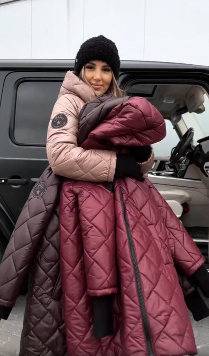 JAZMÍN | Chaqueta elegante acolchada con capucha
