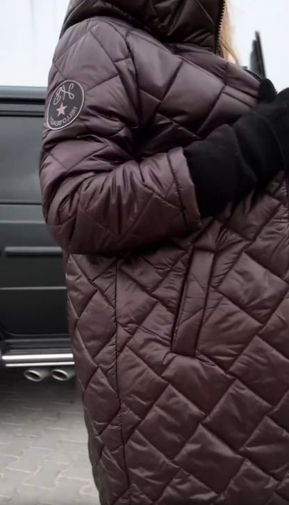 JAZMÍN | Chaqueta elegante acolchada con capucha