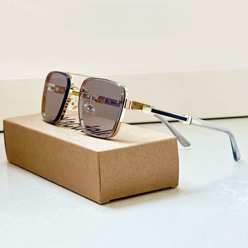 Alessio | Gafas de Sol Retro con Carácter - Gris Pizarra