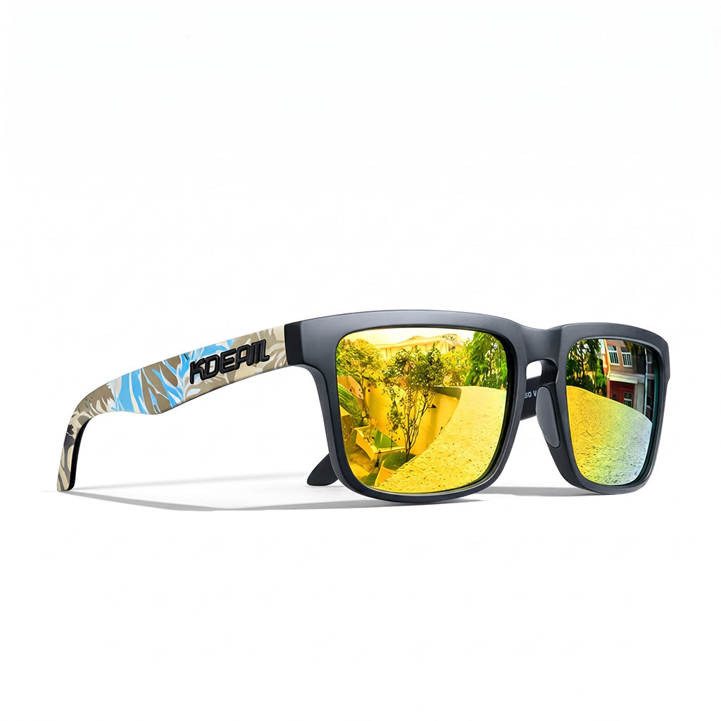 Vesper | Gafas de Sol Deportivas Polarizadas - Dorado