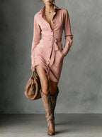 CARLA | Vestido de manga larga