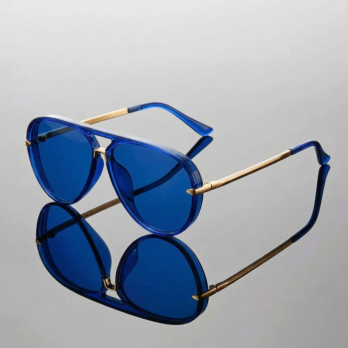 Tatum | Gafas de Sol Retro Polarizadas - Azul