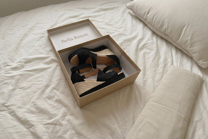 Sindy - Sandalias de Cuña Estilo Alpargata