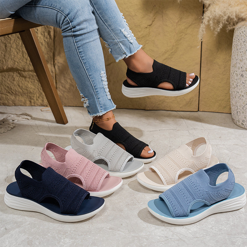 Ana™ | Sandalias con plataforma de material transpirable para mujer