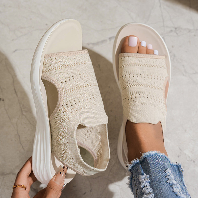 Ana™ | Sandalias con plataforma de material transpirable para mujer