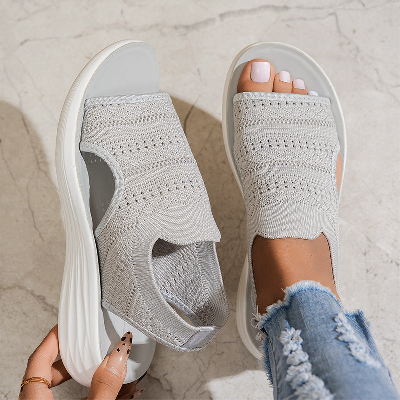 Ana™ | Sandalias con plataforma de material transpirable para mujer