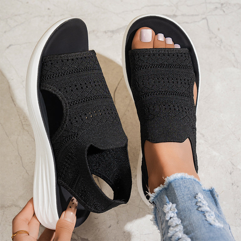 Ana™ | Sandalias con plataforma de material transpirable para mujer