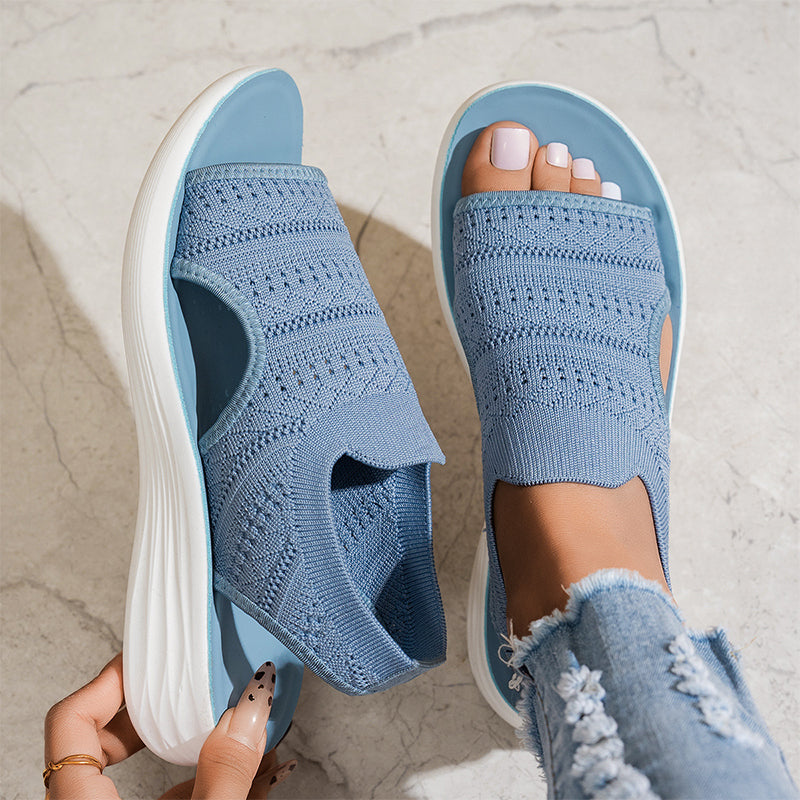 Ana™ | Sandalias con plataforma de material transpirable para mujer
