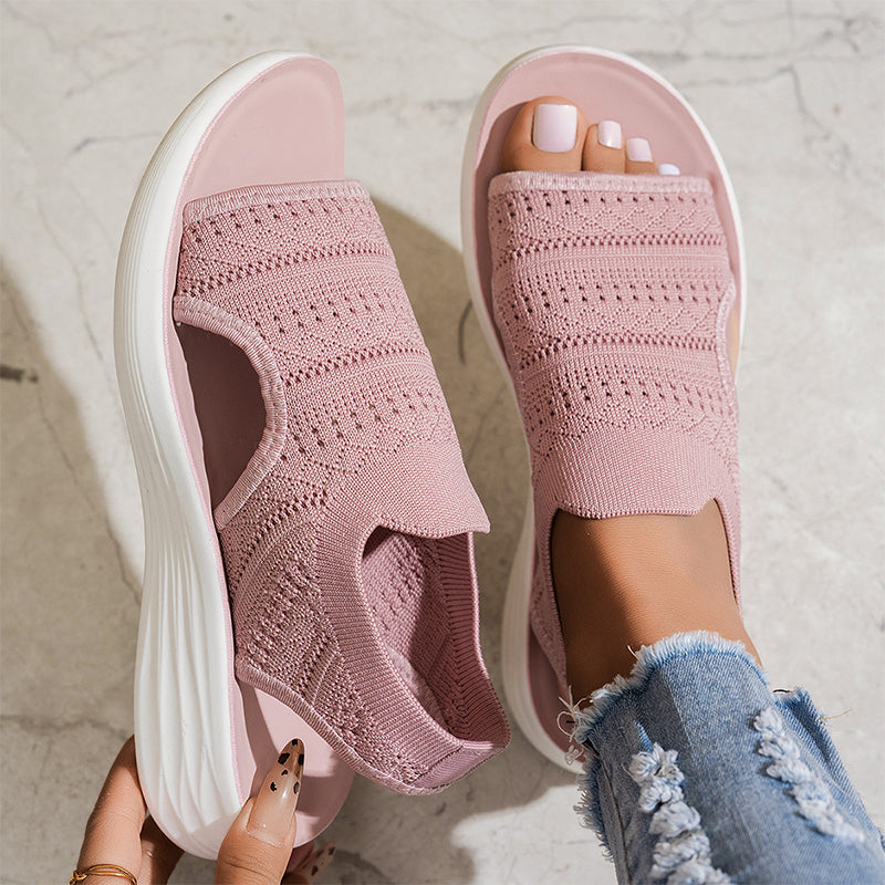 Ana™ | Sandalias con plataforma de material transpirable para mujer