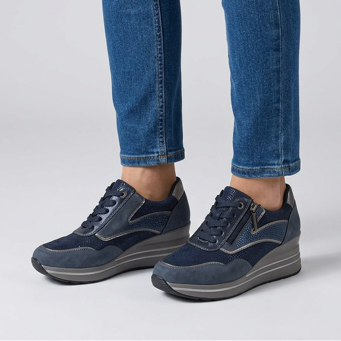 TATIANA - Zapatillas de Mujer con Cuña Amortiguada