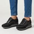 TATIANA - Zapatillas de Mujer con Cuña Amortiguada