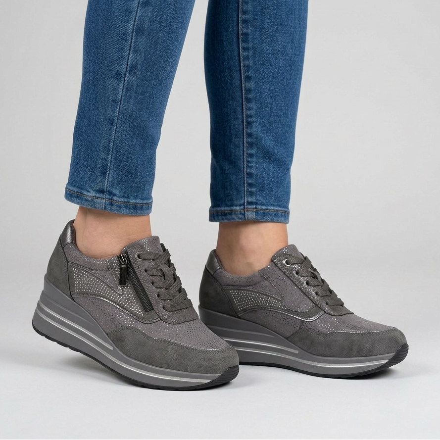 TATIANA - Zapatillas de Mujer con Cuña Amortiguada