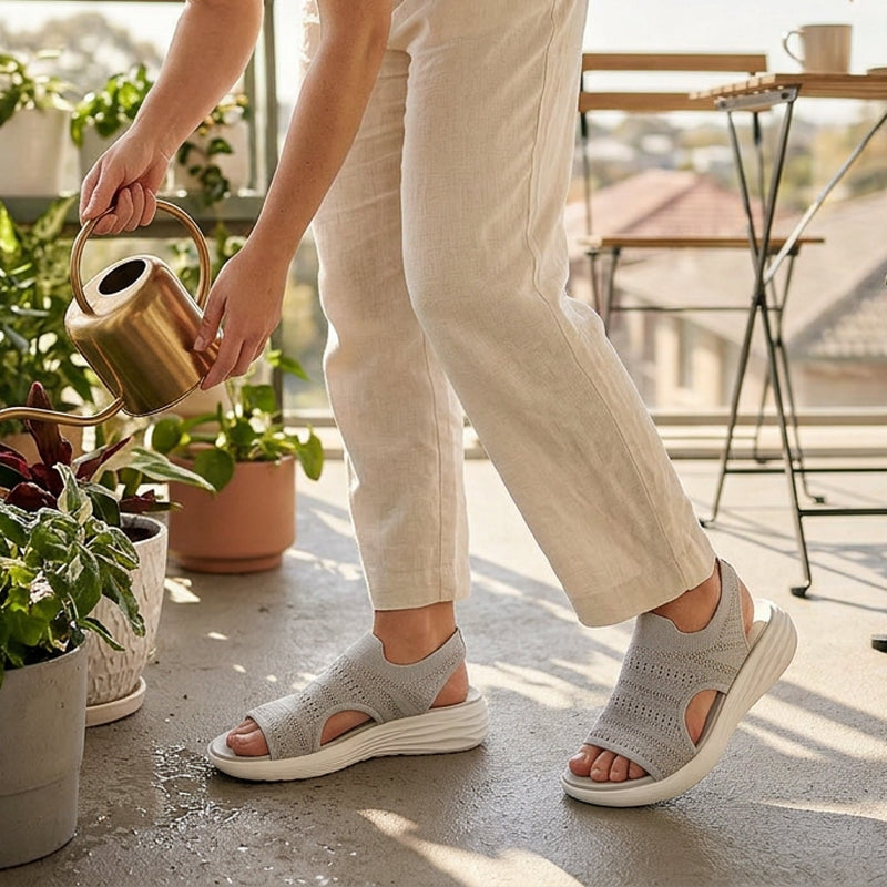 Ana™ | Sandalias con plataforma de material transpirable para mujer