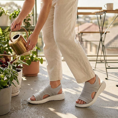 Ana™ | Sandalias con plataforma de material transpirable para mujer