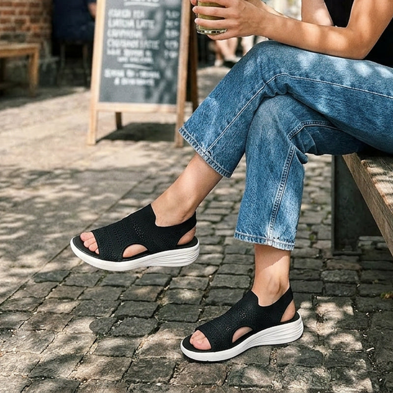 Ana™ | Sandalias con plataforma de material transpirable para mujer